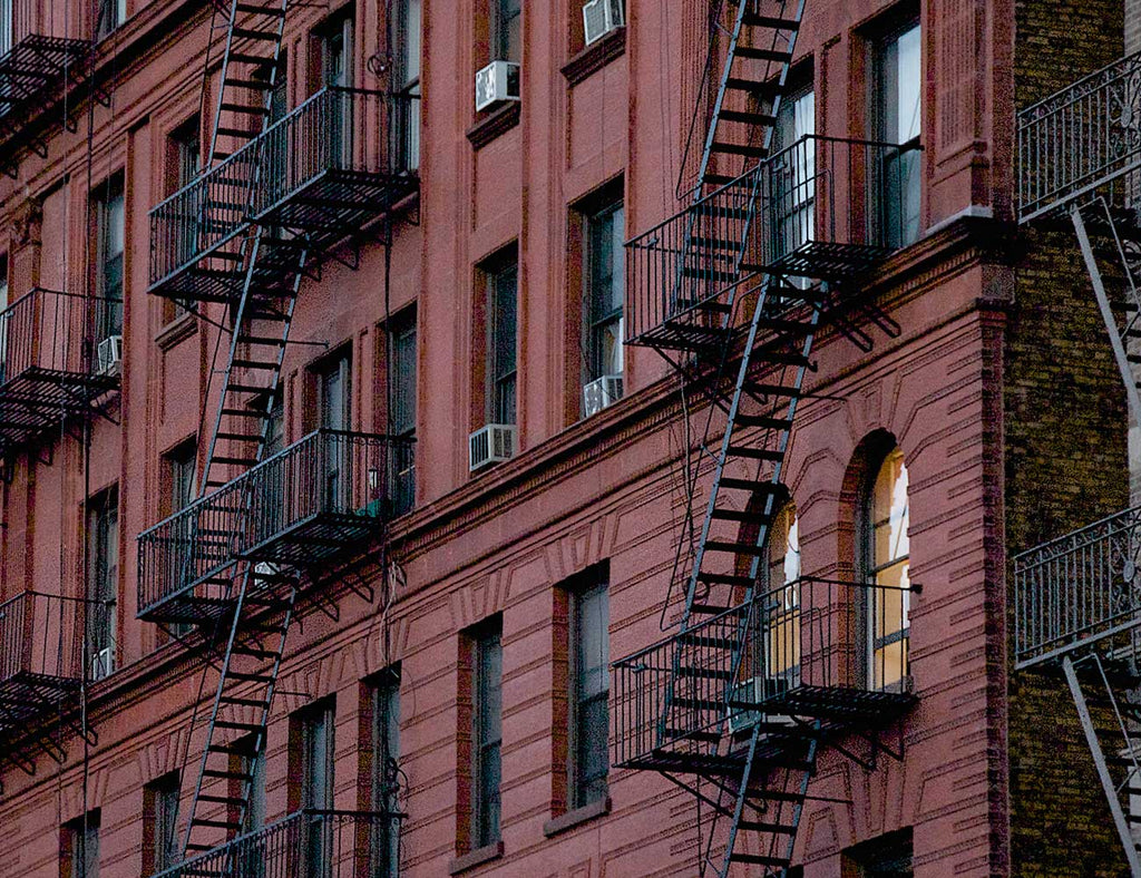 US New York Urban Staircase