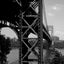 US New York George Washington Bridge Monochrome