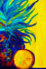Blue Pineapple Abstract