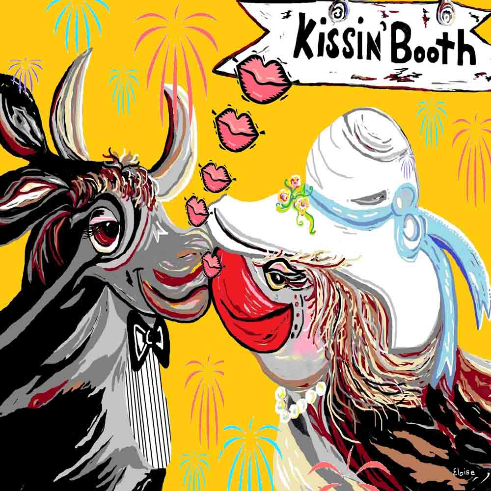 Cow Kissing Booth