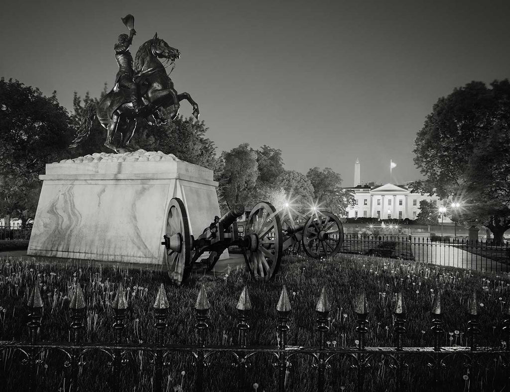 Andrew Jackson- White House at Night