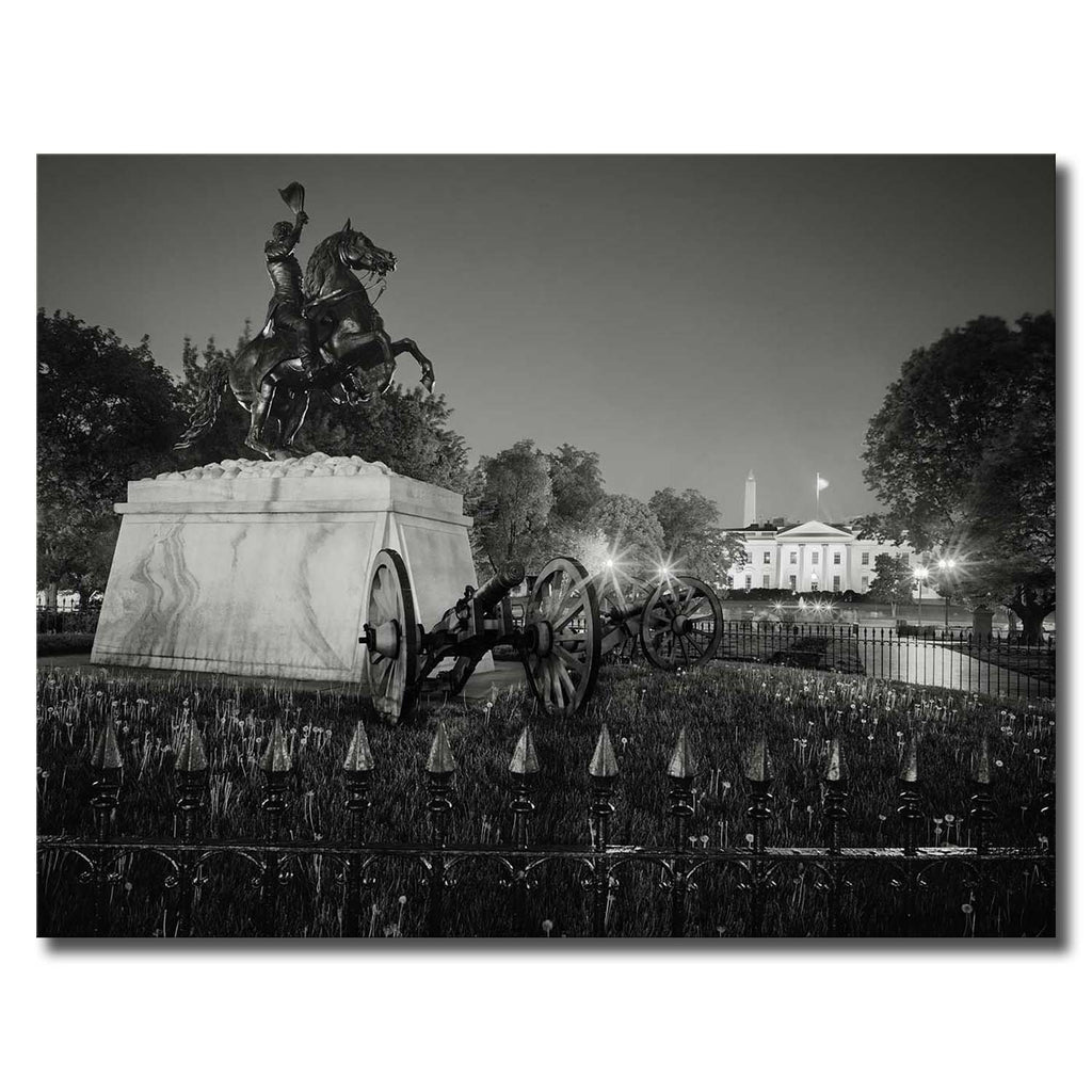 Andrew Jackson- White House at Night