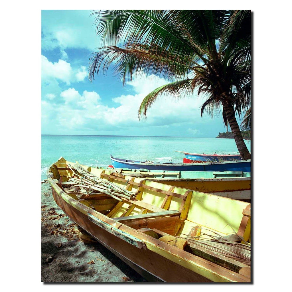 Boat, Beach, Caribbean - Saint Lucia