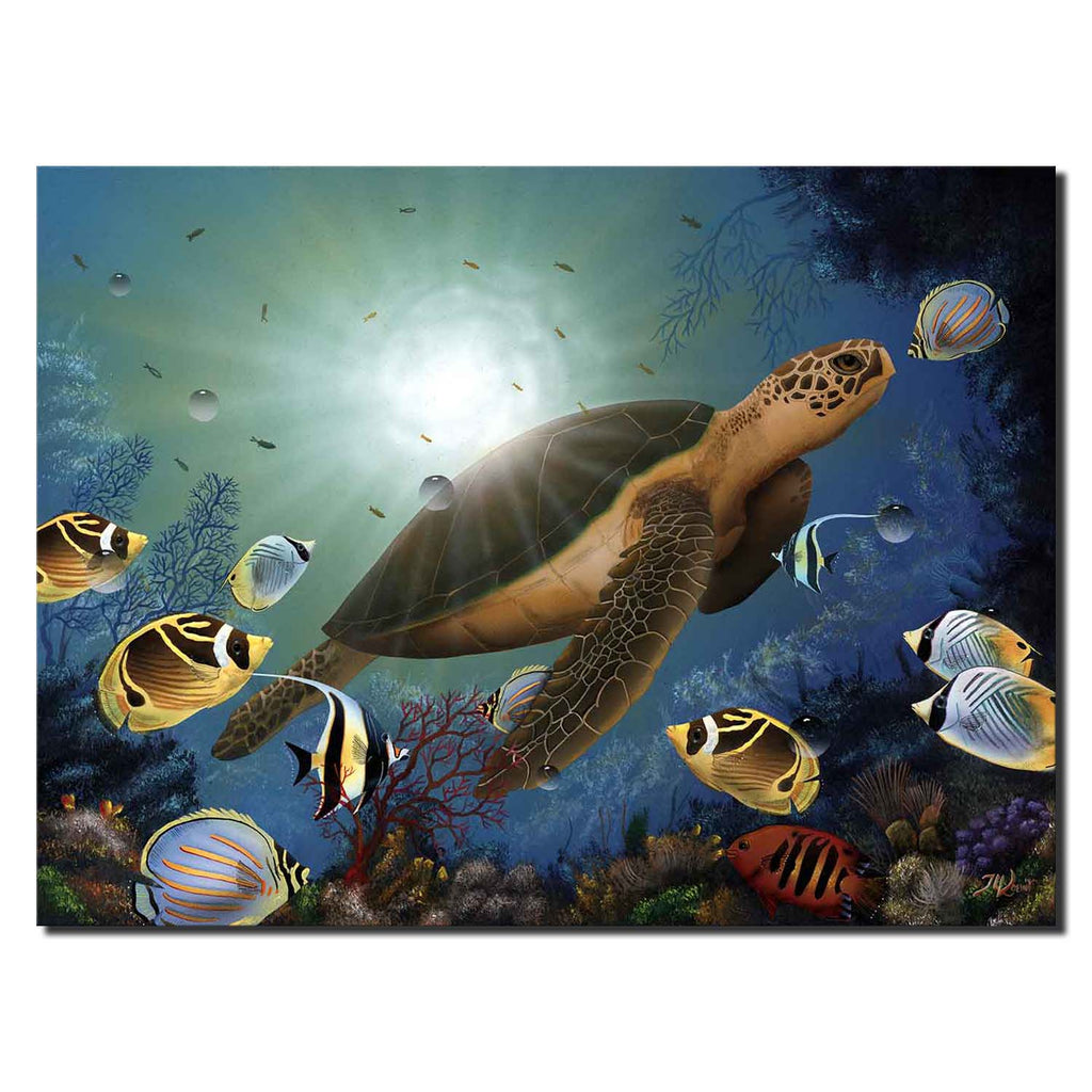 The Enchanted Sea Turtle