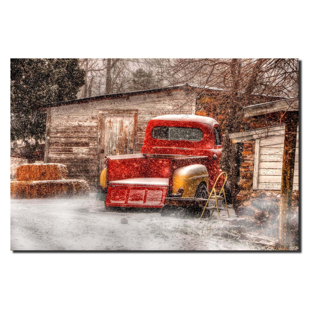 Ford Pickup in Snow
