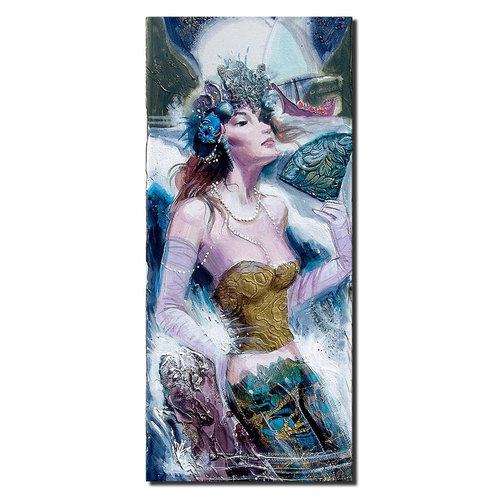 Mermaid with Sailing Ship