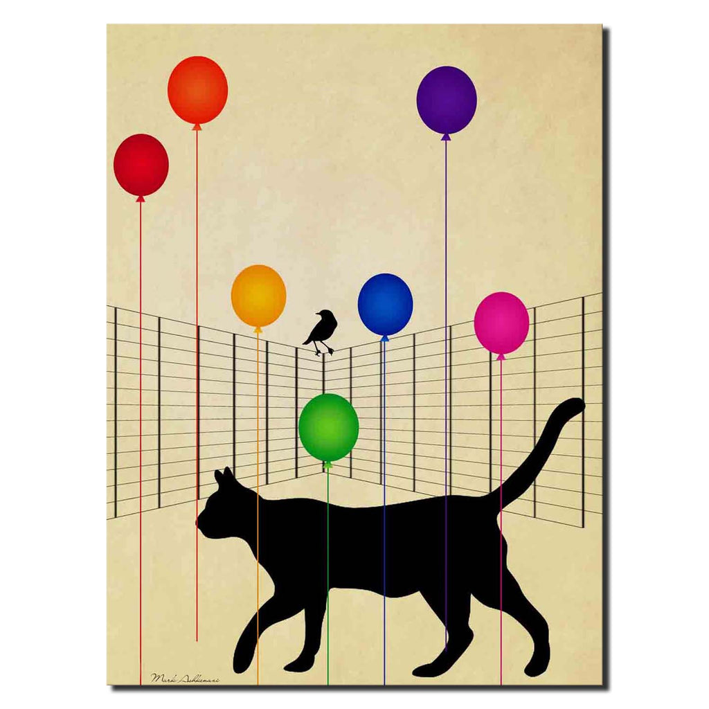 Cat & Baloons