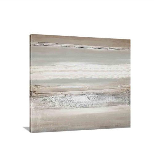 Textured Seascape beige and grey I