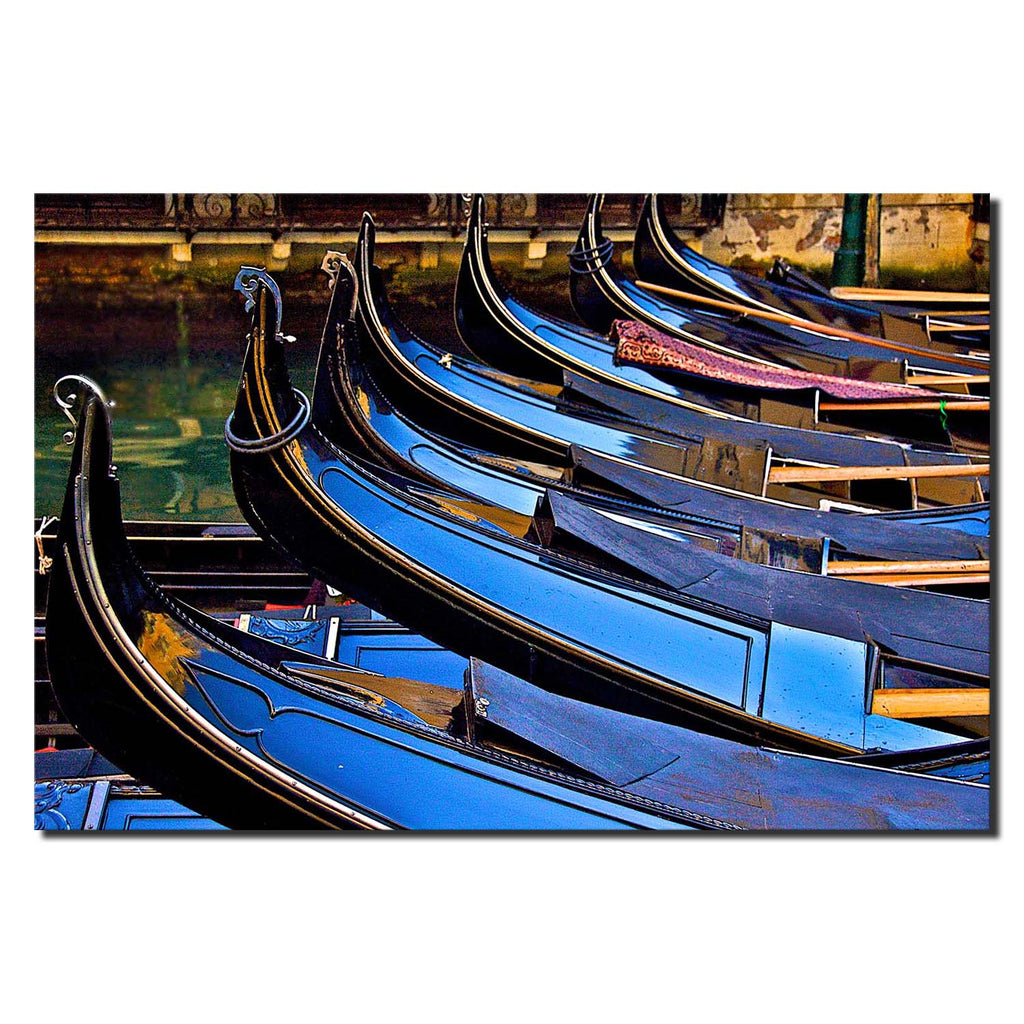 Europe Italy Venice Blue Gondola