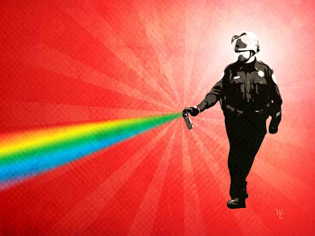 Pepper Spray Cop