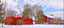 Red Barns in Snow